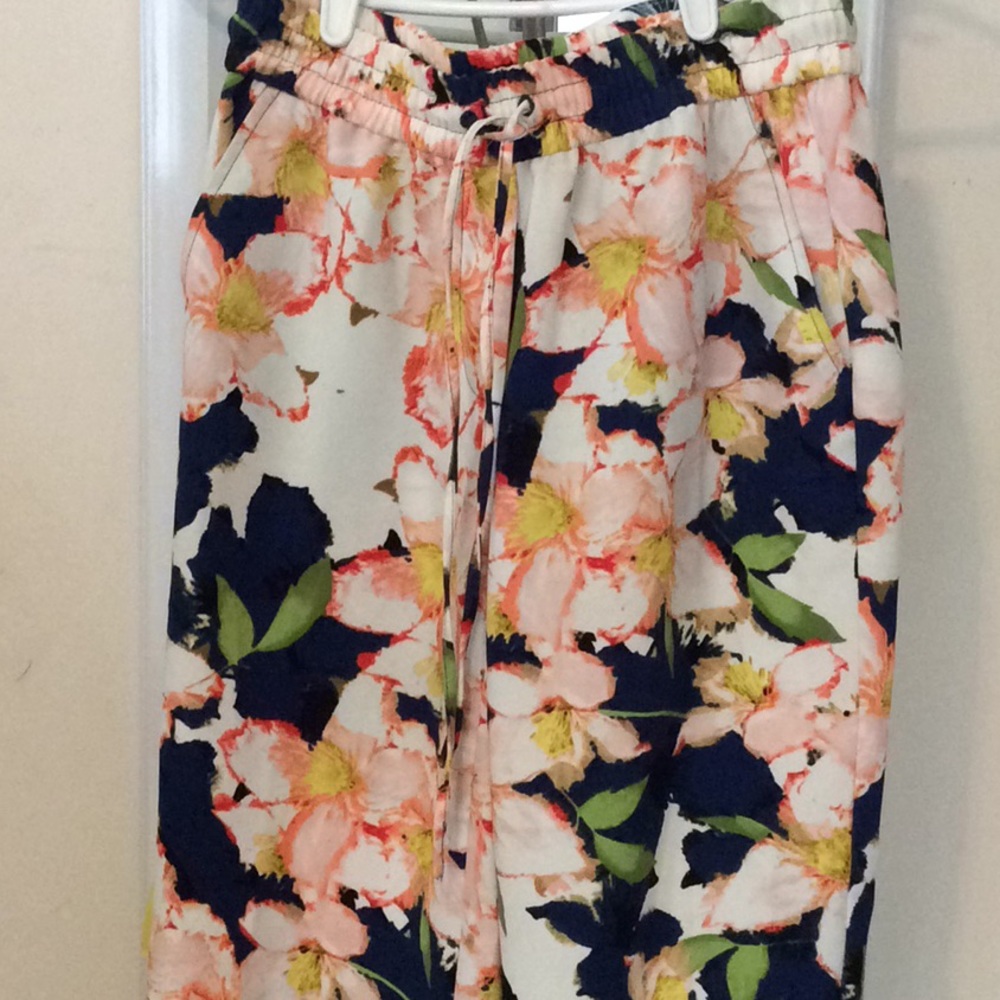 J Crew Floral pants